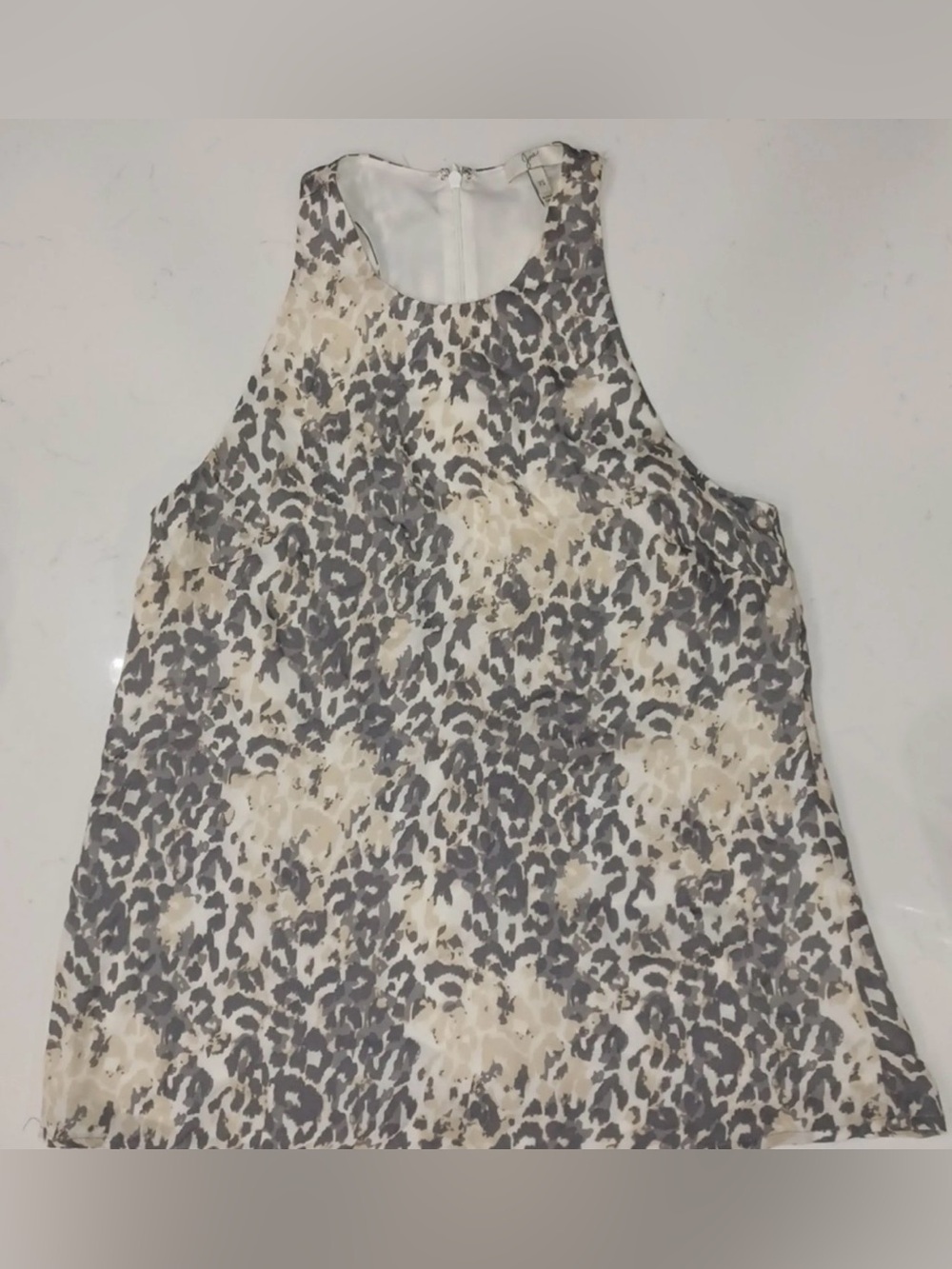 Joie Silk Leopard Print Tank